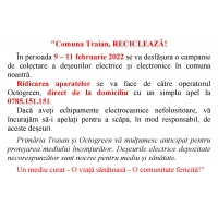 COLECTARE DEȘEURI ELECTRICE