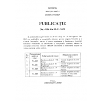 PUBLICAȚIE SECȚII DE VOTARE