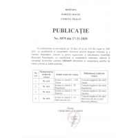 PUBLICAȚIE SECȚII DE VOTARE